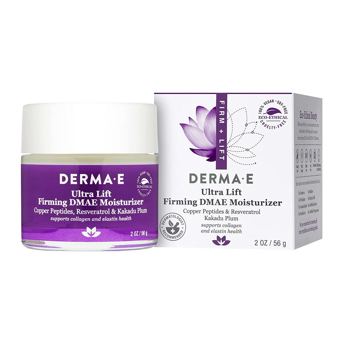 【追跡可能海外メール便】DERMA-E Firming DMAE Moisturizer Alpha Lipoic Acid & C-Ester 2oz ダーマイー DMAE ファーミング モイスチャライザー 56g 保湿クリーム