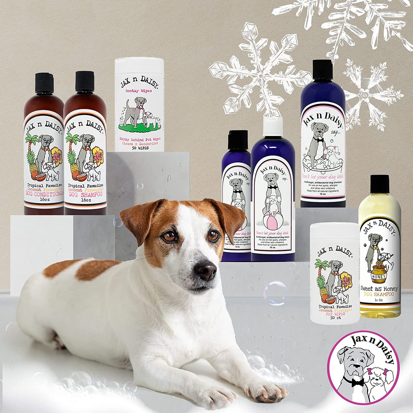 【エクスプレス便】Jax N Daisy "Don't let Your Dog Itch" Lotion 16oz 犬用ローション ふけ かゆみ 発疹 アレルギー ノミ