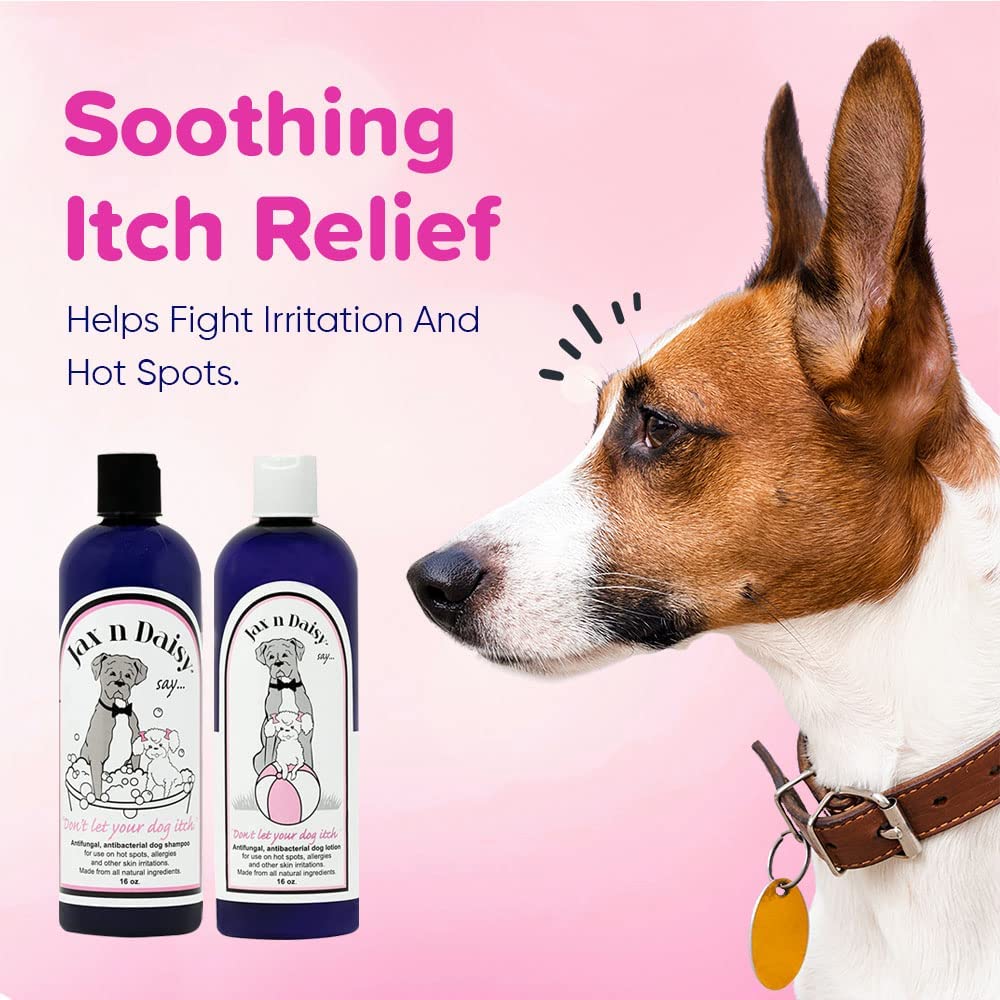 【エクスプレス便】Jax N Daisy "Don't Let Your Dog Itch" Shampoo 16oz 犬用シャンプー ふけ かゆみ 発疹 アレルギー ノミ
