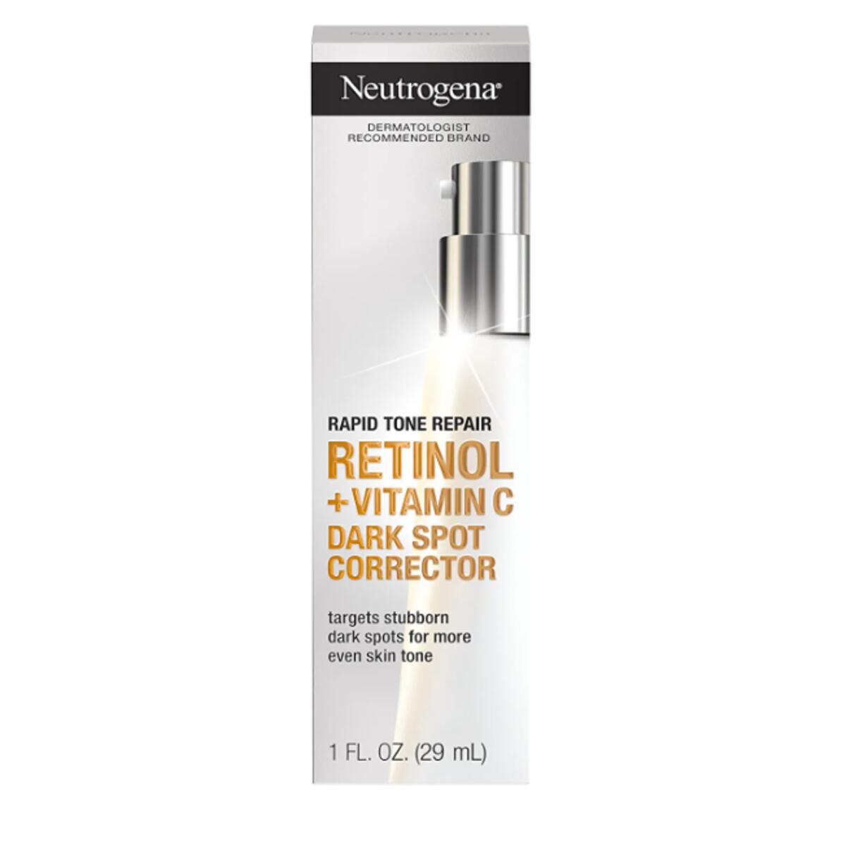 【エクスプレス便】ニュートロジーナ ラピッドトーンリペア 29ml 1oz Neutrogena Rapid Tone Repair Retinol + Vitamin C Dark Spot Corrector Face Serum お肌 美容 スキンケア