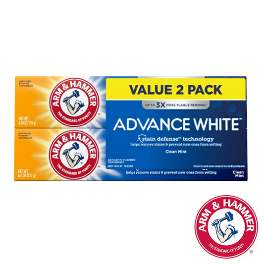 【エクスプレス便】【お得な2本セット】 アームアンドハンマー アドバンスホワイト エクストリーム ホワイトニング 歯磨き粉 170g Arm&Hammer Advance White Extreme Whitening PACK OF 2   ホワイトニング 海外直送