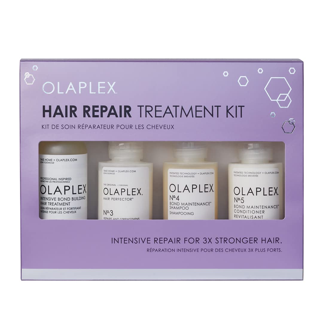 【エクスプレス便】オラプレックス Olaplex Hair Repair Treatment Kit (No.0-3-4-5 インテンシブ ボンドビルディング ヘアトリートメント・ヘアパーフェクター ・シャンプー・コンディショナー) ヘアケア トリートメント 傷み