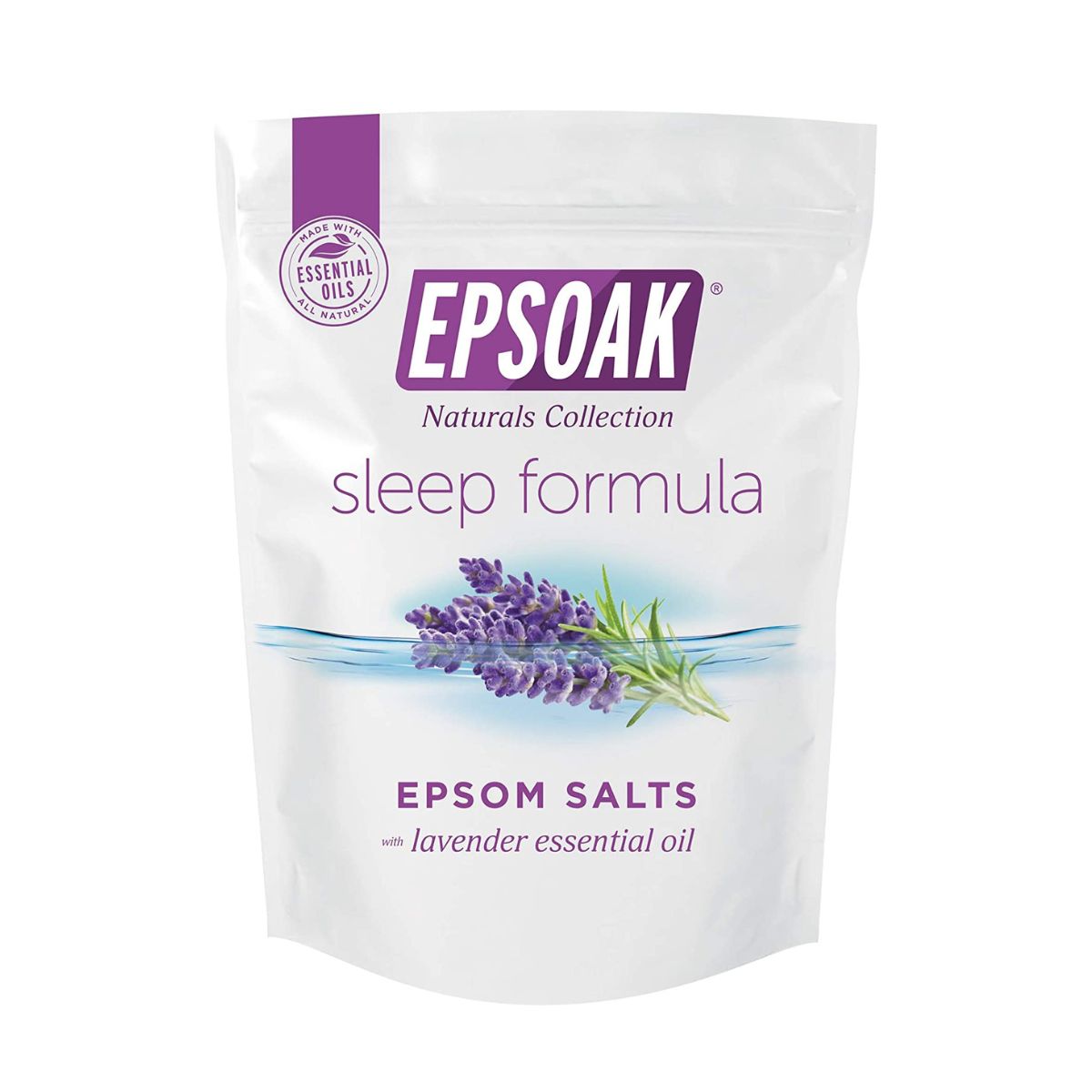 【エクスプレス便】Epsoak エプソーク バスソルト 2lb ラベンダー お風呂 バス リラックス スパ アロマ 安眠 筋肉痛 睡眠