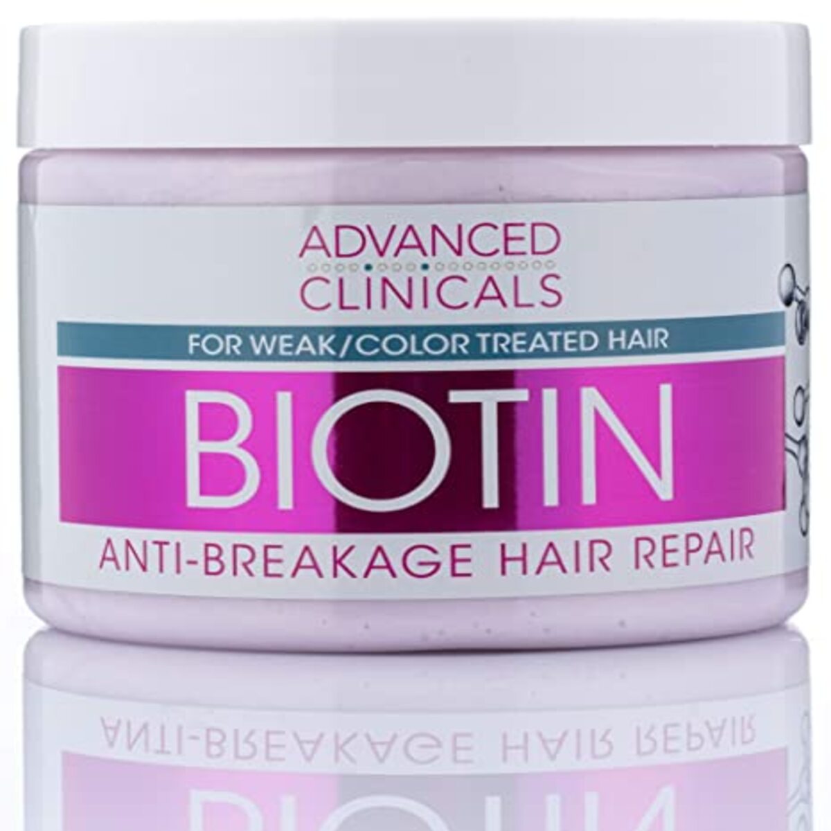 【エクスプレス便】Advanced Clinicals Biotin Hair Mask Treatment 12Fl Oz アドバンスド クリニカルズ ビオチン ヘア リペアマスク 355ml ヘアケア トリートメント 傷み(810400031616)