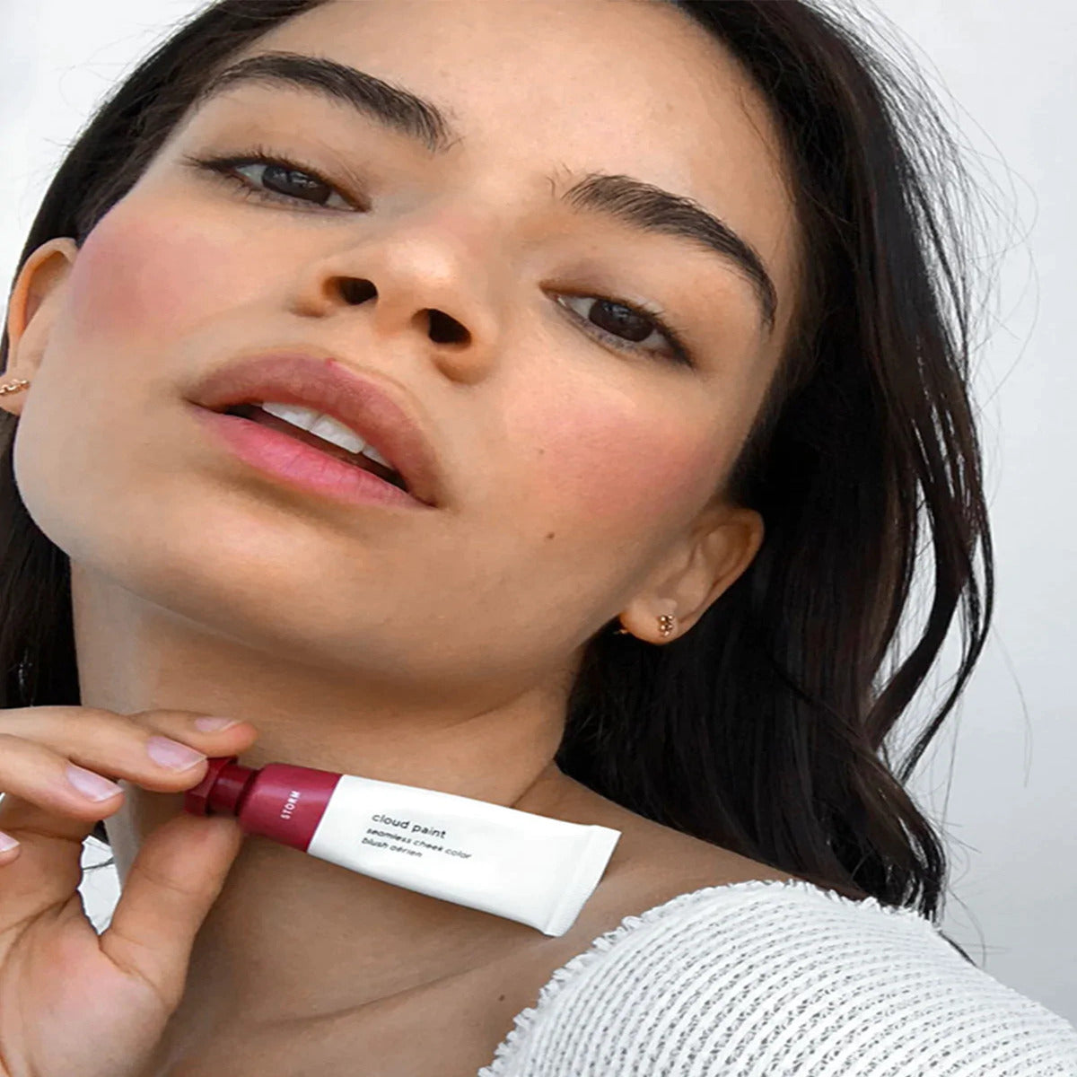【追跡可能海外メール便】Glossier Storm Cloud Paint seamless cheek color 0.33 fl oz / 10 ml グロッシアー ストーム クラウドペイント シームレスチークカラー メイク