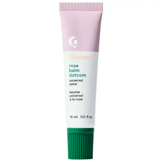 【追跡可能海外メール便】Glossier Rose Balm Dotcom 0.5 fl oz / 15 ml  グロッシアー ローズ バーム ドットコム