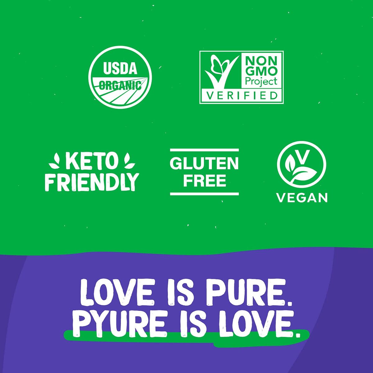 【追跡可能海外メール便】【Pyure Organic】 Pyure Organic Liquid Vanilla Stevia Drops 1.8 oz ピュアオーガニック ステビア バニラ味 天然甘味料 オーガニック グルテンフリー ヴィーガン 非遺伝子組換え体 糖質0 カロリー0
