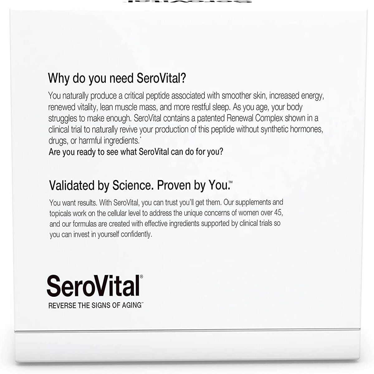 【エクスプレス便】【Serovital 】Serovital Renewal Complex, Serovital Renewal Supplements , 120粒 (Pack of 1) ドクターズコスメ サプリメント