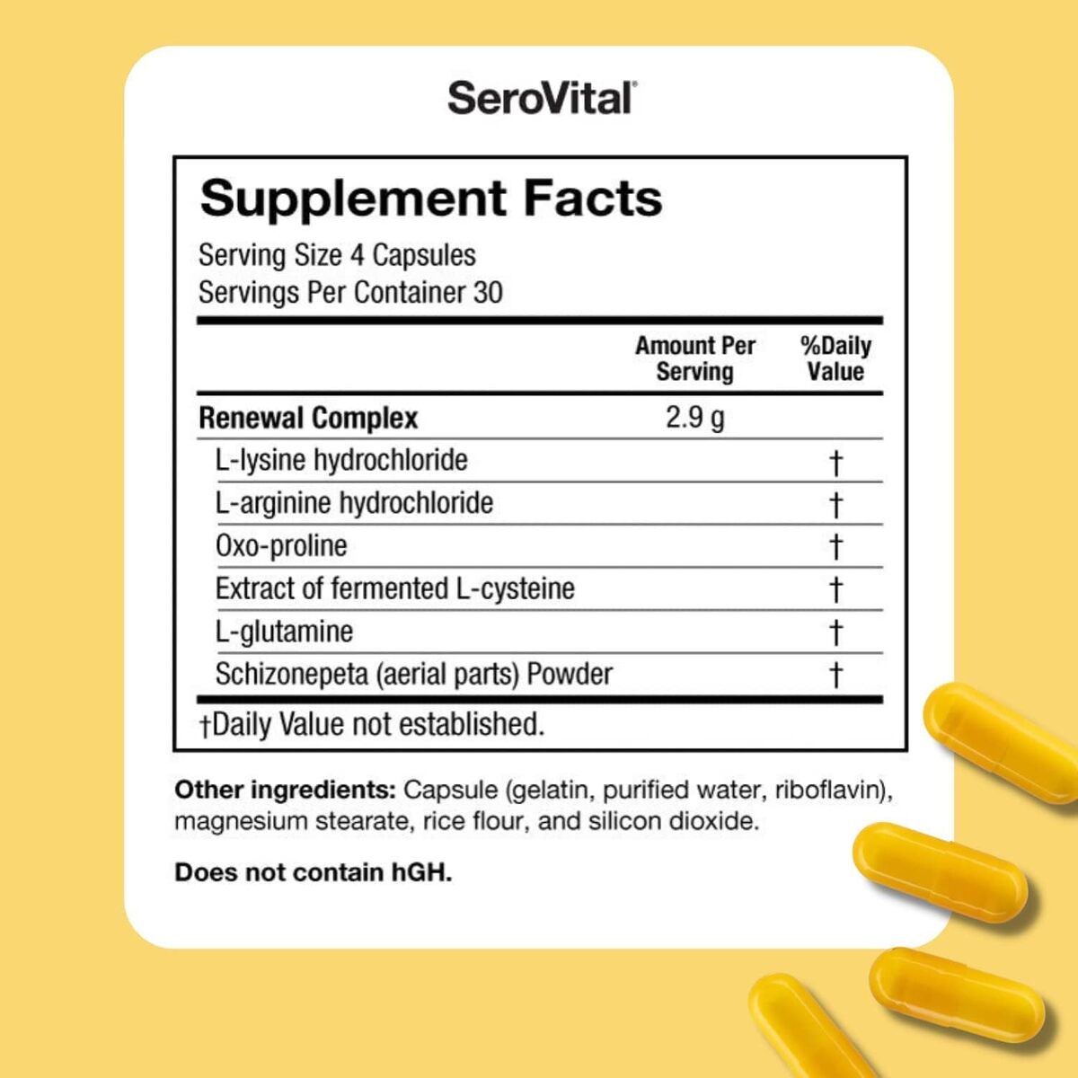 【エクスプレス便】【Serovital 】Serovital Renewal Complex, Serovital Renewal Supplements , 120粒 (Pack of 1) ドクターズコスメ サプリメント