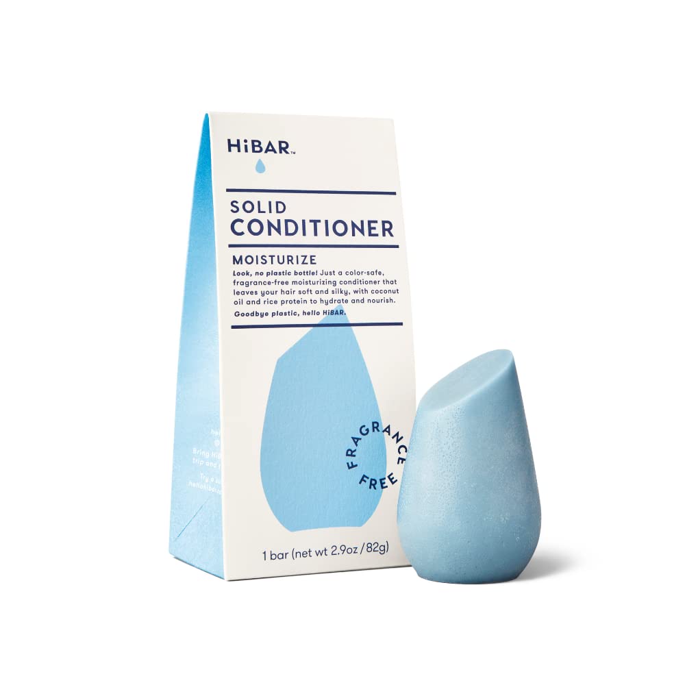 【追跡可能海外メール便】 HiBAR Fragrance Free Conditioner Bar, ハイバーコンディショナーバー フレグランスフリー 固形コンディショナー 天然コンディショナー Conditioner プラスチックフリー ヘアケア ナチュラルヘアケア 環境に優しい成分 Eco Friendly