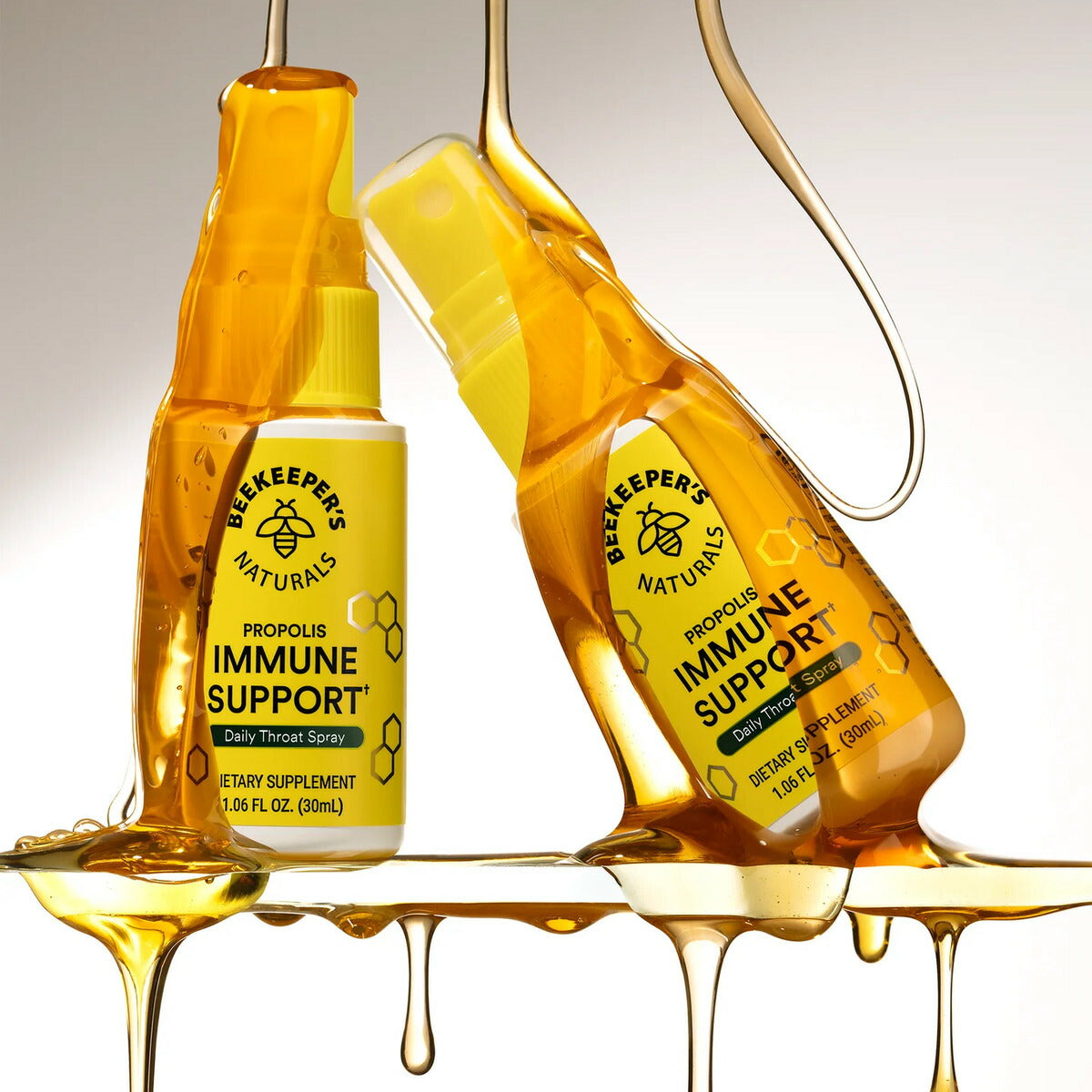 【追跡可能海外メール便】 Propolis Throat Spray by Beekeeper's Naturals - 95% Bee Propolis Extract-ビーキーパーズ ナチュラルズ プロポリス スロートスプレー ミツバチプロポリスエキス