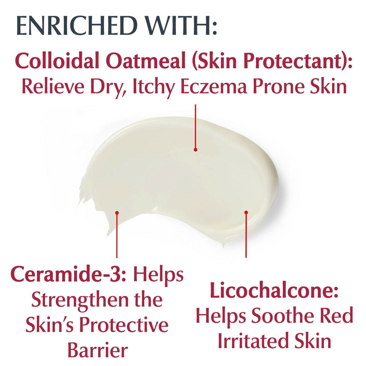 【エクスプレス便】Eucerin Eczema Relief Cream, Full Body Lotion for Eczema-Prone Skin, Moisturizing Eczema Cream, Body Moisturizer, 8 oz. Tube ユーセリン 湿疹緩和クリーム、湿疹ができやすい肌用のフルボディローション、保湿湿疹クリーム、8オンス