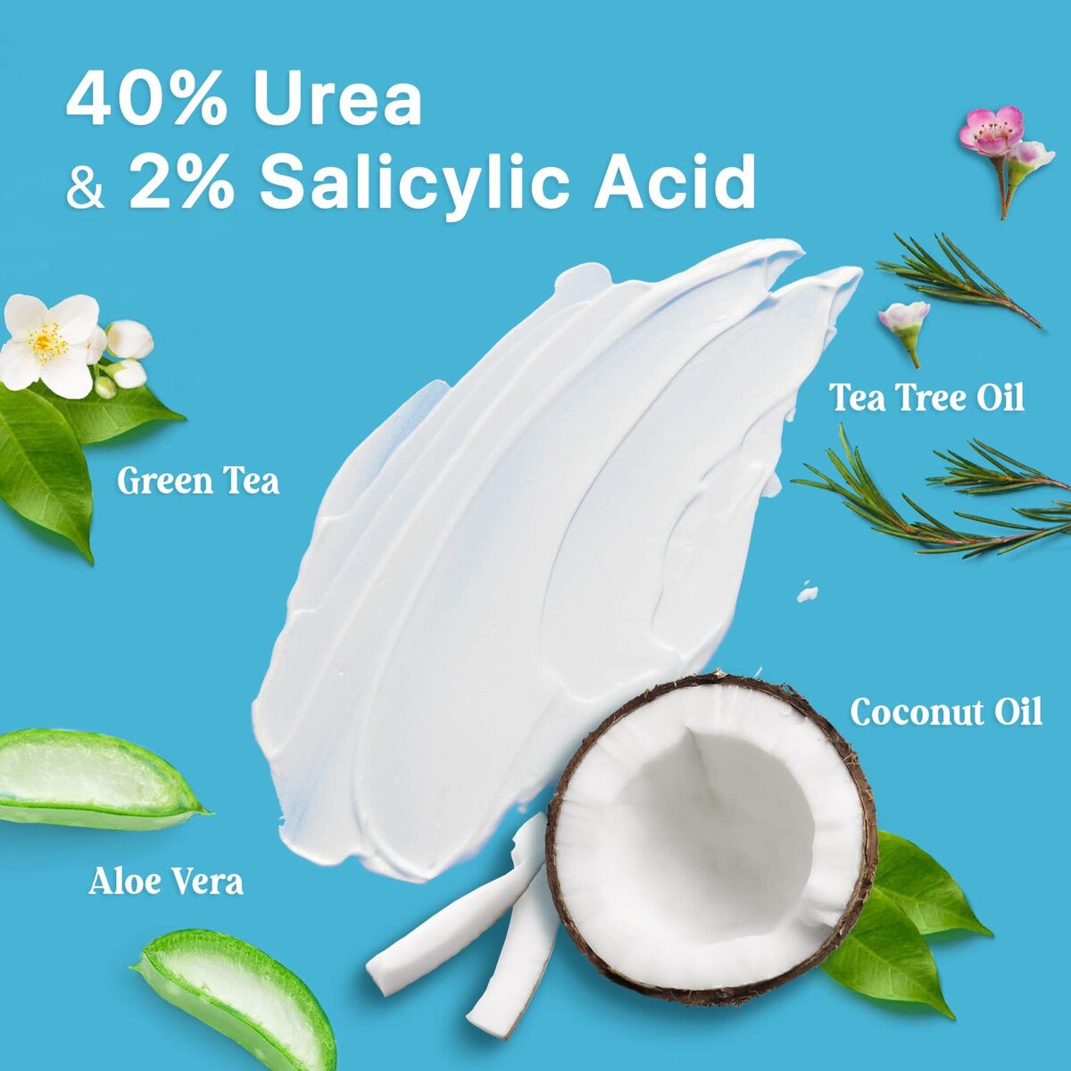 【エクスプレス便】エバネル 尿素クリーム プラス サリチル酸 130g Ebanel Urea Cream 40% plus Salicylic Acid 2% Foot for Dry Cracked Feet Heels Knees Elbows Hands Repair Treatment Moisturizer Corn Callus Dead Skin Remover Toenail Softener Care 4.6oz