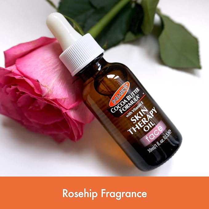 【追跡可能海外メール便】Palmer's Cocoa Butter Formula Moisturizing Skin Therapy Oil for Face with Vitamin E Rosehip 1 oz パルマーズ ココアバター保湿スキンセラピーオイル ローズヒップ 30ml