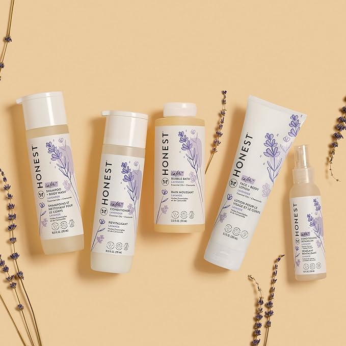【エクスプレス便】【新パッケージ】Lavender The Honest Company 2-in-1 Cleansing Shampoo + Body Wash 10oz ザ・オネスト・カンパニー 2-in-1 クレンジング シャンプー ボディウォッシュ 赤ちゃん 天然由来 ラベンダー
