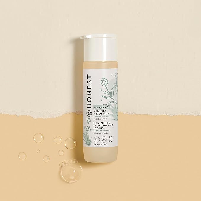 【エクスプレス便】【新パッケージ】Fragrance Free The Honest Company 2-in-1 Cleansing Shampoo + Body Wash 10 oz ザ・オネスト・カンパニー 2-in-1 クレンジング シャンプー ボディウォッシュ 赤ちゃん 天然由来 無香料 10オンス