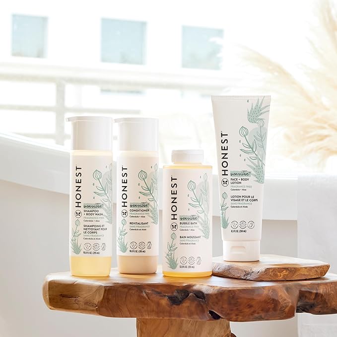 【エクスプレス便】【新パッケージ】Fragrance Free The Honest Company 2-in-1 Cleansing Shampoo + Body Wash 10 oz ザ・オネスト・カンパニー 2-in-1 クレンジング シャンプー ボディウォッシュ 赤ちゃん 天然由来 無香料 10オンス