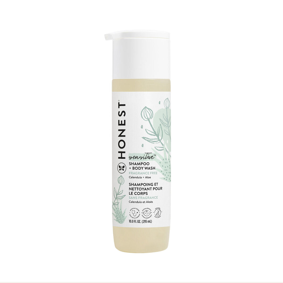 【エクスプレス便】【新パッケージ】Fragrance Free The Honest Company 2-in-1 Cleansing Shampoo + Body Wash 10 oz ザ・オネスト・カンパニー 2-in-1 クレンジング シャンプー ボディウォッシュ 赤ちゃん 天然由来 無香料 10オンス