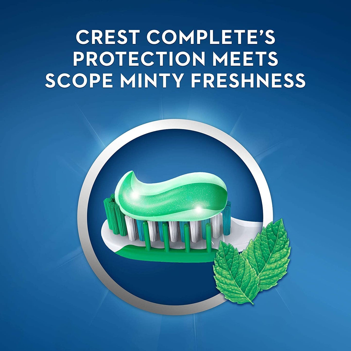 【エクスプレス便】3 本セット Crest + Scope Complete Whitening Toothpaste, Minty Fresh 5.4oz<br> クレスト コンプリート ホワイトニング歯磨き粉 ミント フレッシュ 153g