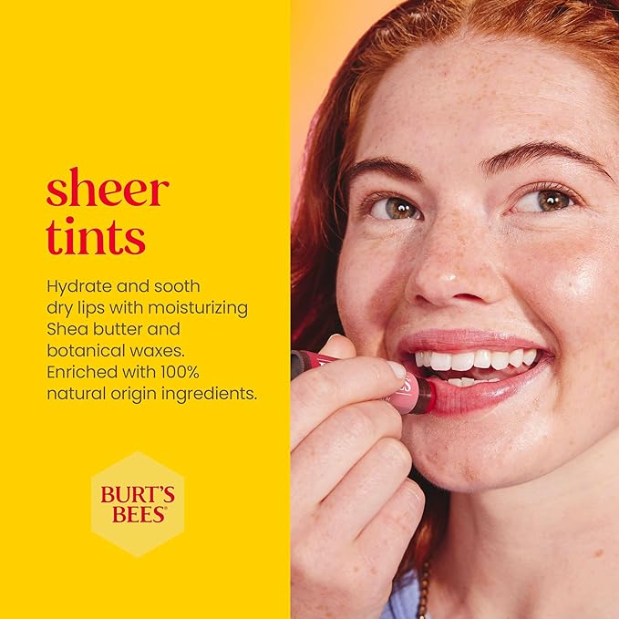 【追跡可能メール便】Burt's Bees Lip Tint Balm Red Dalia 2-Pack 0.15oz バーツビーズ リップティントバーム(レッドダリア)2本パック