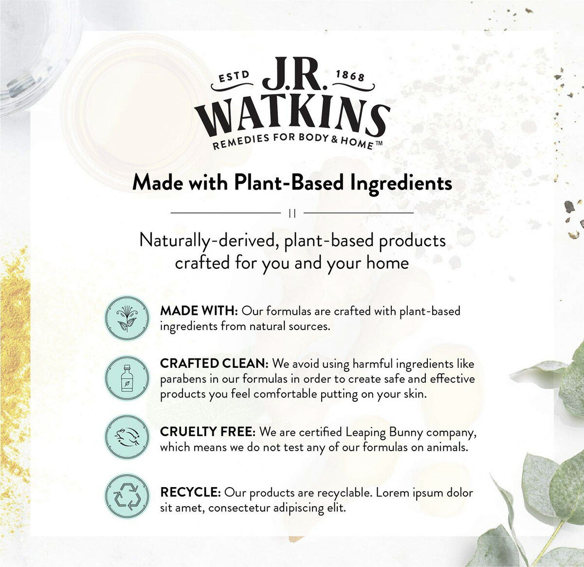 【追跡可能海外メール便】J.R. Watkins Natural Moisturizing Hand Cream Lemon 3.3oz ジェイ・アール・ワトキンス ハンドクリーム 95g ボディクリーム 保湿 植物由来 シアバター ココアバター アボカドオイル