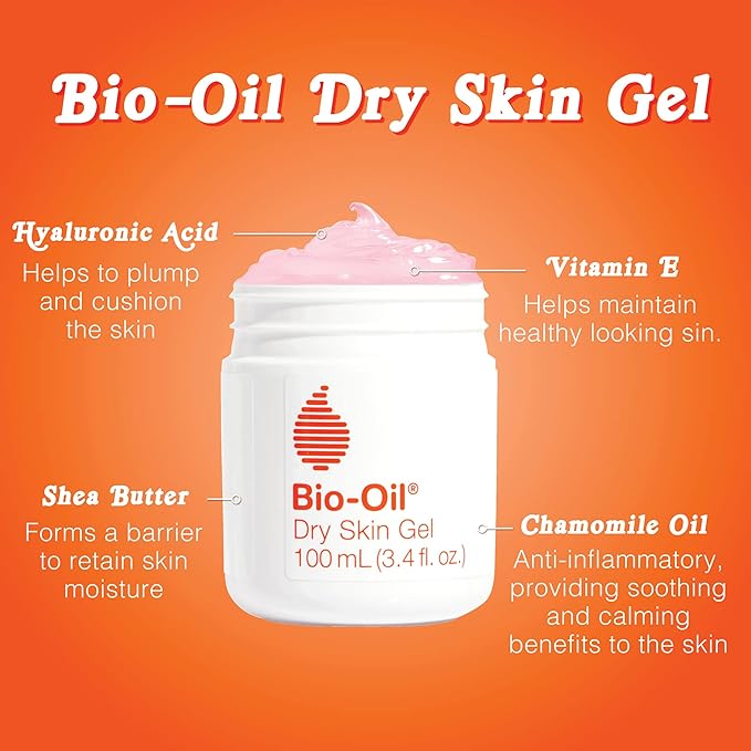 【エクスプレス便】大容量200 mL 大人気バイオオイル ドライスキン ジェル Bio-Oil Dry Skin Gel, Face and Body Moisturizer, 6.7 oz
