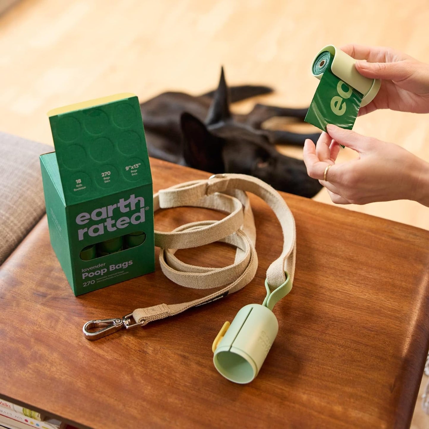 【エクスプレス便】Earth Rated Dog Poop Bags Lavender Scented 270 Count ラベンダーの香り 小型犬から大型犬用 防漏性と特厚に特化 ペット用フン袋 270枚
