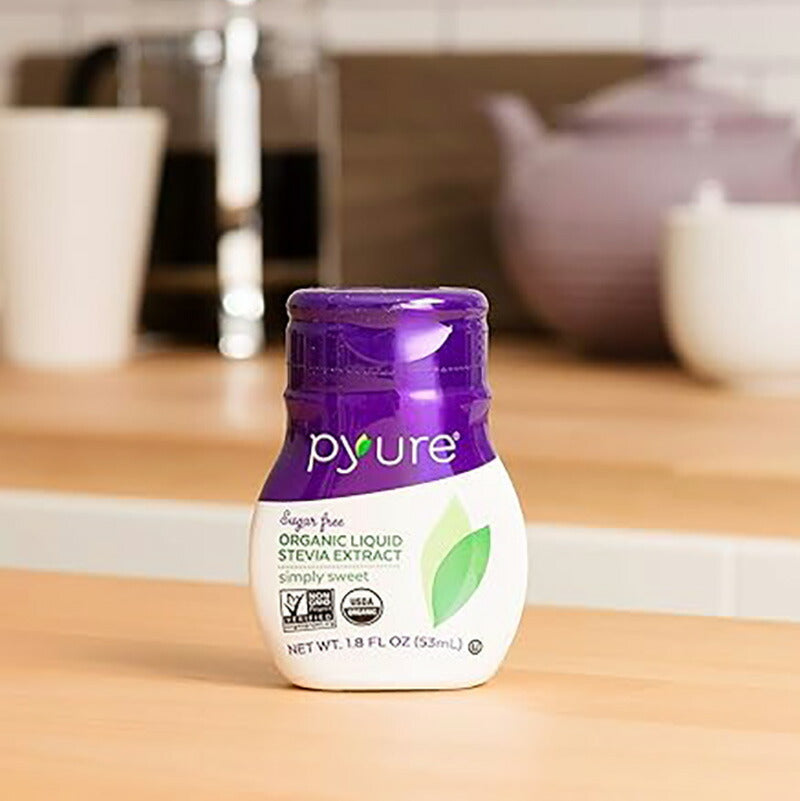 【追跡可能海外メール便】【Pyure Organic】 Liquid Stevia Drops, Simply Sweet 1.8 oz ピュアオーガニック ステビア シンプリースィート 天然甘味料 オーガニック グルテンフリー ヴィーガン 非遺伝子組換え体 糖質0 カロリー0