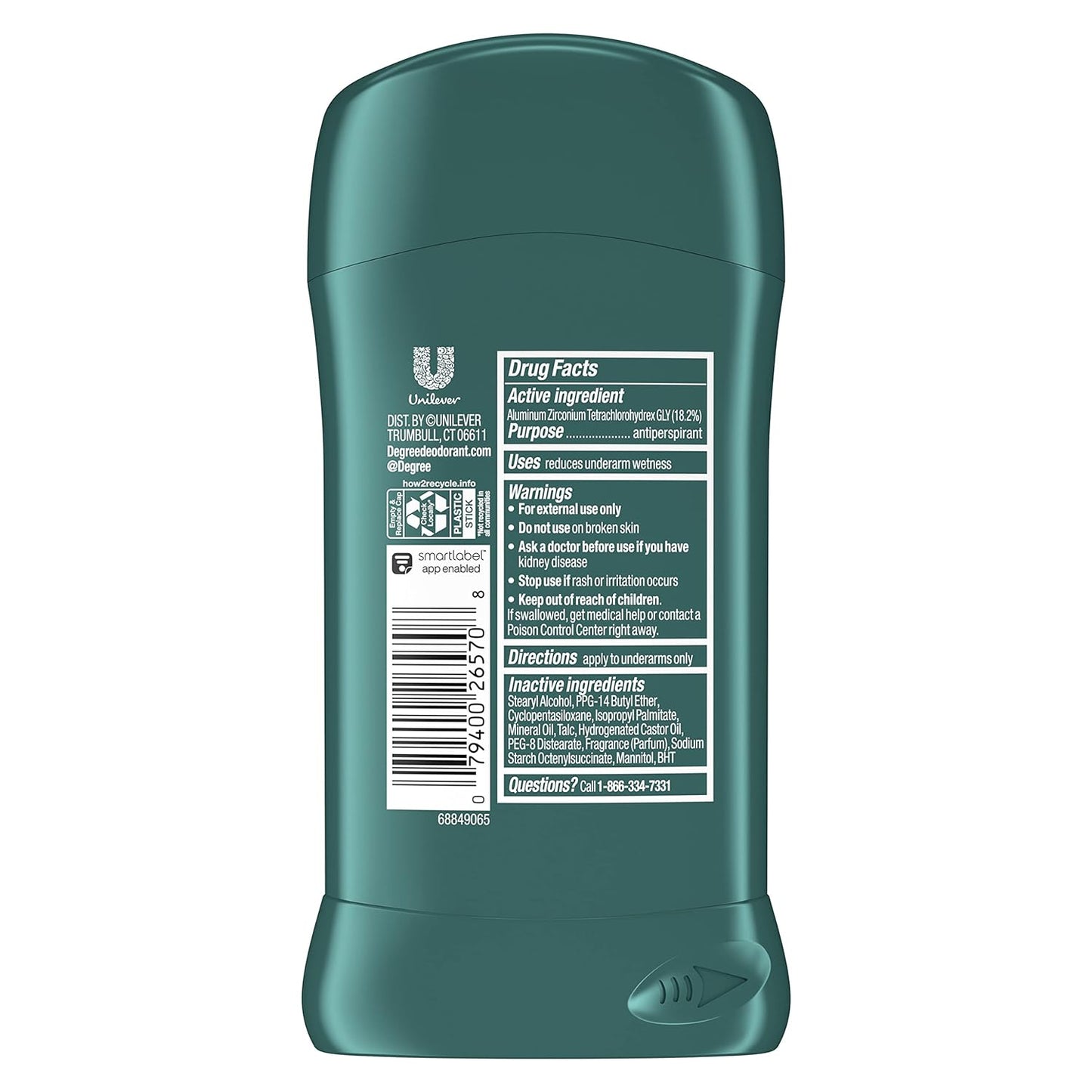【追跡可能海外メール便】Degree Men Original Antiperspirant Deodorant for Men 48-Hour Sweat and Odor Protection Sport 2.7 oz ディグリーメンズ オリジナル 制汗剤 デオドラント 男性用 48 時間汗と臭いから守る 76g<br>
