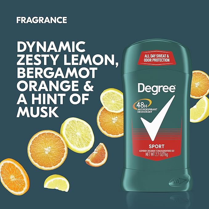 【追跡可能海外メール便】Degree Men Original Antiperspirant Deodorant for Men 48-Hour Sweat and Odor Protection Sport 2.7 oz ディグリーメンズ オリジナル 制汗剤 デオドラント 男性用 48 時間汗と臭いから守る 76g<br>