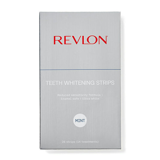 【追跡可能海外メール便】 REVLON Mint Flavored Teeth Whitening Strips 14 Treatments レブロン ホワイトニングストリップス 28枚 14回分  ホワイトニングケア  ホワイトニング  白い歯  清潔な歯