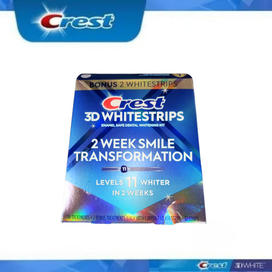 【追跡可能海外メール便】16回分 (32枚入り)★ Level11 クレスト Crest ホワイトニング テープ 3D White ホワイトニング 白い歯 クレスト 3d ホワイトニング テープ
