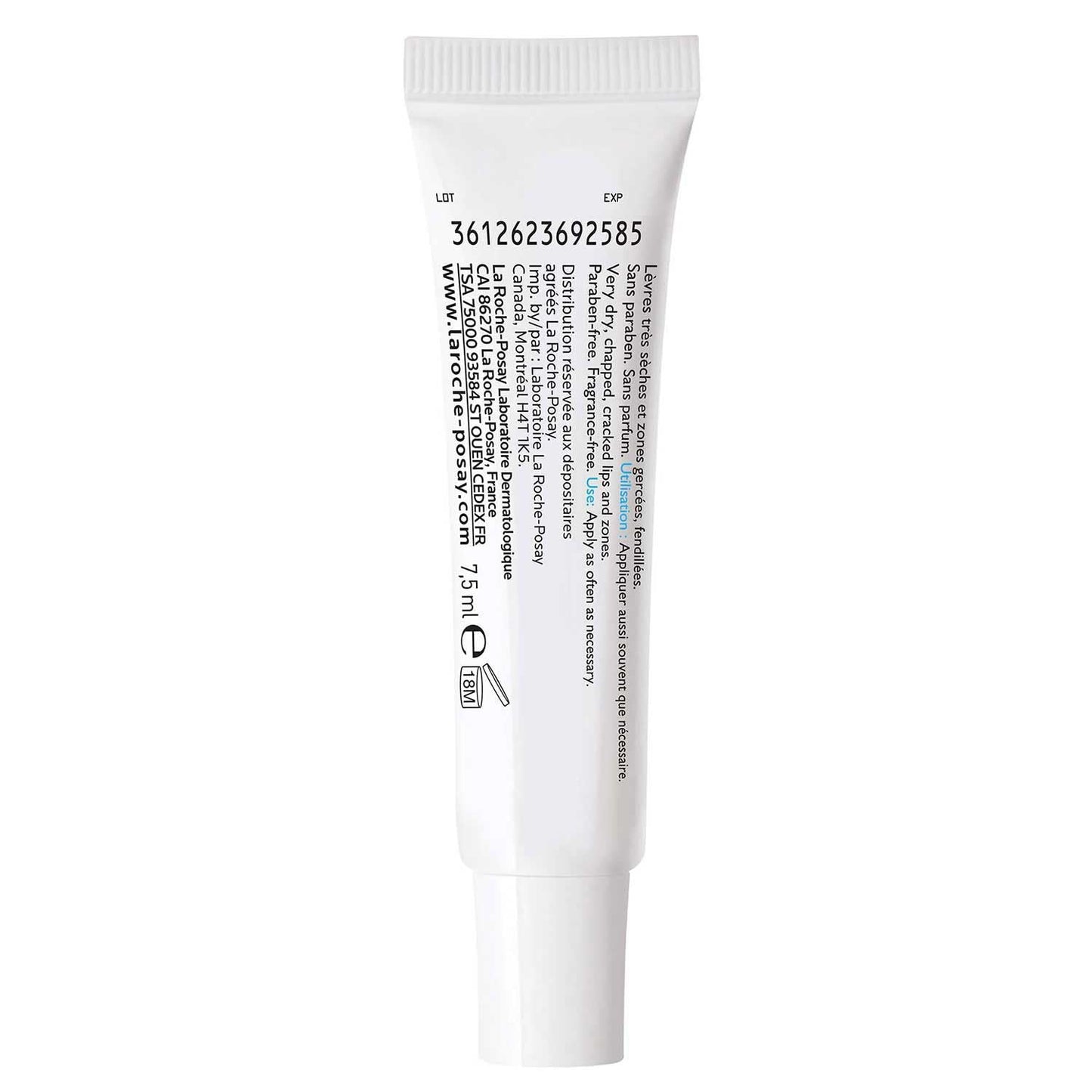 【追跡可能海外メール便】La Roche-Posay Cicaplast Lip Balm B5 Hydrating Lip Balm with Shea Free 7.5ml ラ・ロッシュ・ポゼ シカプラスト リップバーム B5 無香料乾燥 肌荒れ リップクリーム シアバター