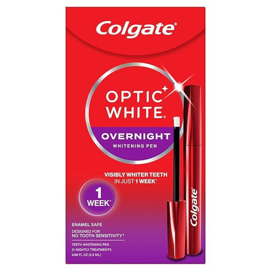 【追跡可能海外メール便】 Colgate Optic White Overnight Teeth Whitening Pen 0.08oz  コルゲートオーバーナイトホワイトニングペン 2.5ml ホワイトニングケア ホワイトニング 白い歯