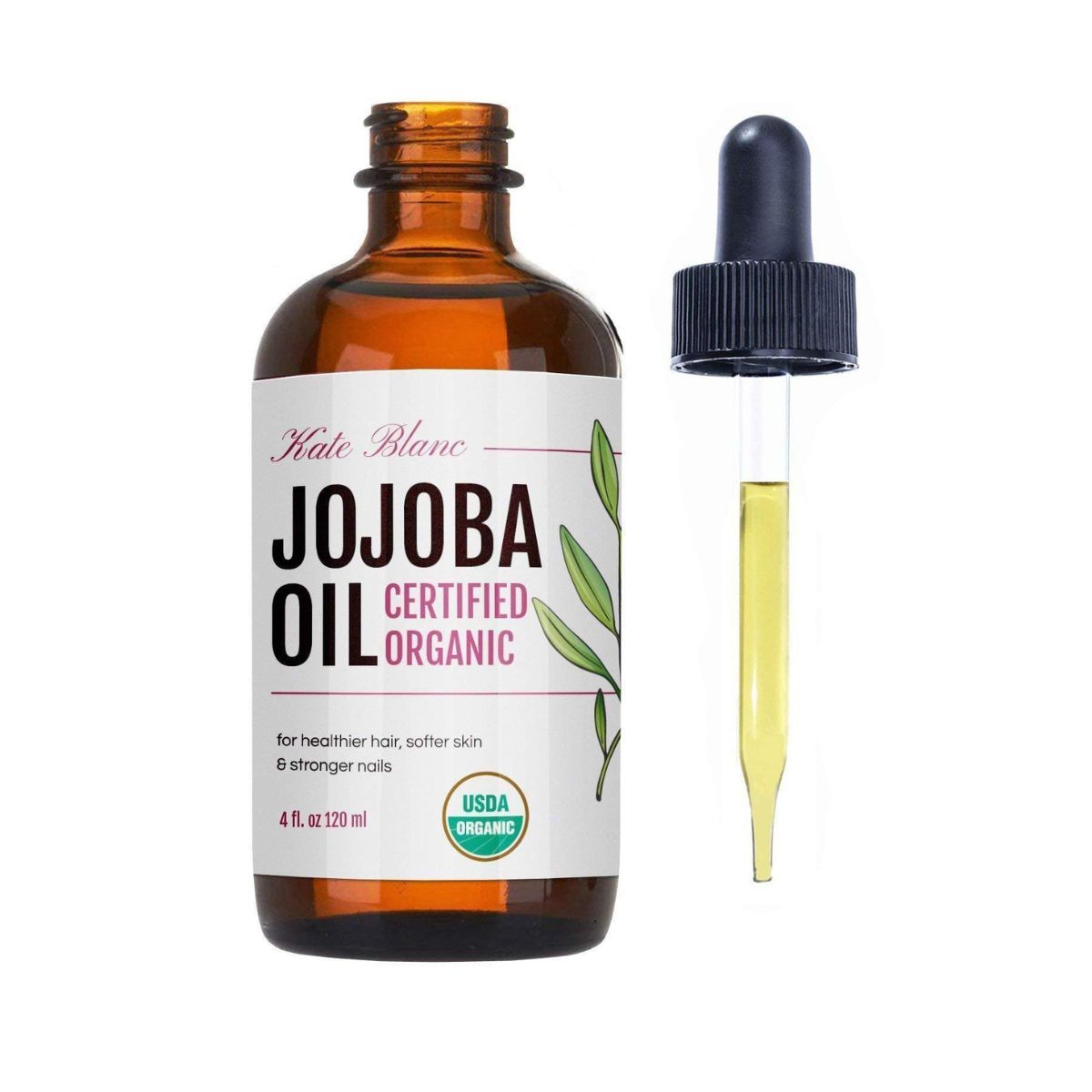 【エクスプレス便】Kate Blanc Cosmetics Jojoba Oil for Skin Face & Hair Growth 4oz ケイト・ブラン コスメティックス ホホバオイル 120ml