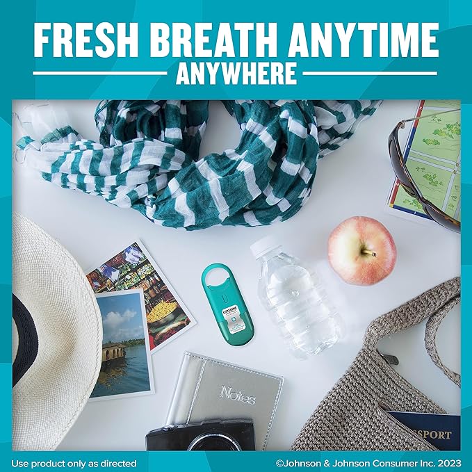 【追跡可能海外メール便】【2個セット】 Listerine Pocketmist Cool Mint Oral Care Mist to Get Rid of Bad eath, リステリン 口臭用ポケットミスト クールミント 2 Pack x 7.7ml