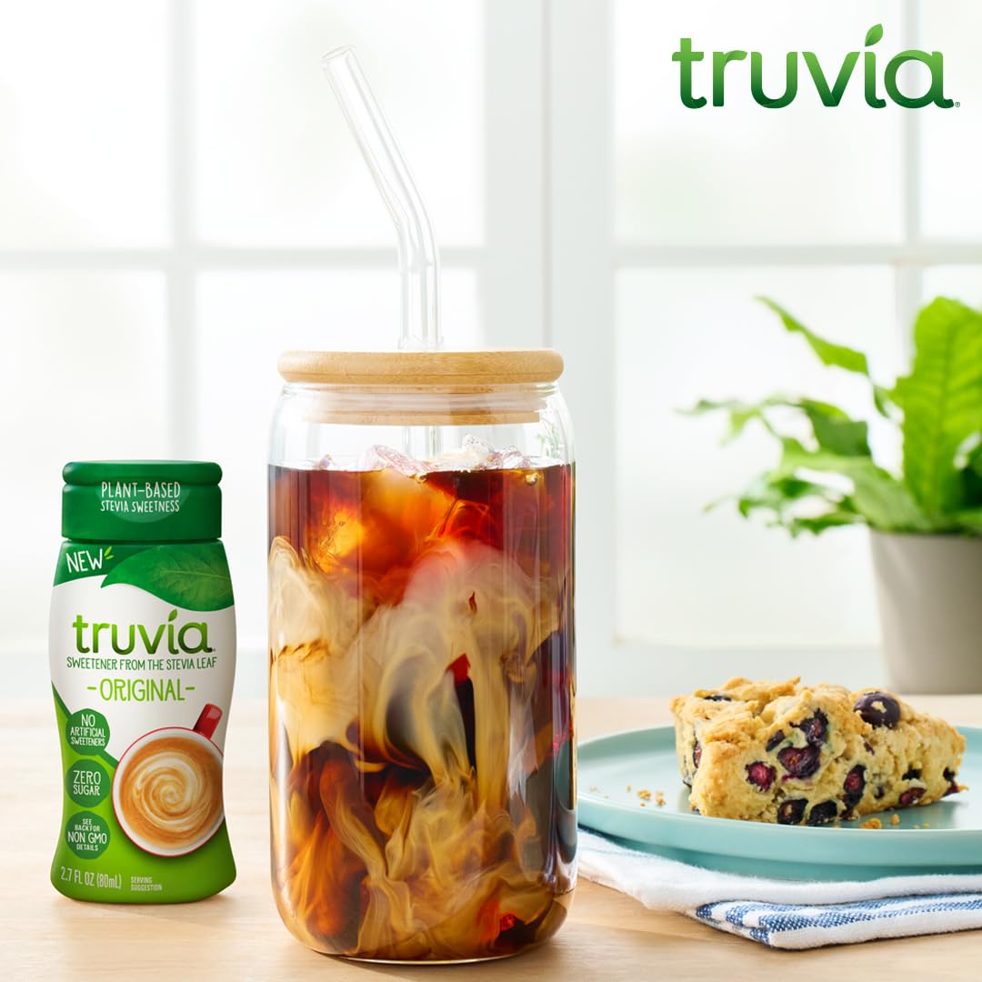 【追跡可能海外メール便】【Truvia】Truvia Zero Calorie Liquid Stevia Sweetener, Original flavor 2.7 fl. oz. トゥルビア0カロリー スウィートナー 天然甘味料 グルテンフリー ヴィーガン 非遺伝子組換え体 糖質0