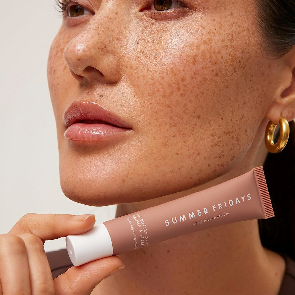 【追跡可能海外メール便】Summer Fridays サマーフライデーズ リップバターバーム バニラベージュ 0.5oz Lip Butter Balm Vanilla Beige リップティント リップバーム 唇ケア リップケア 潤い 唇 保湿 つや唇