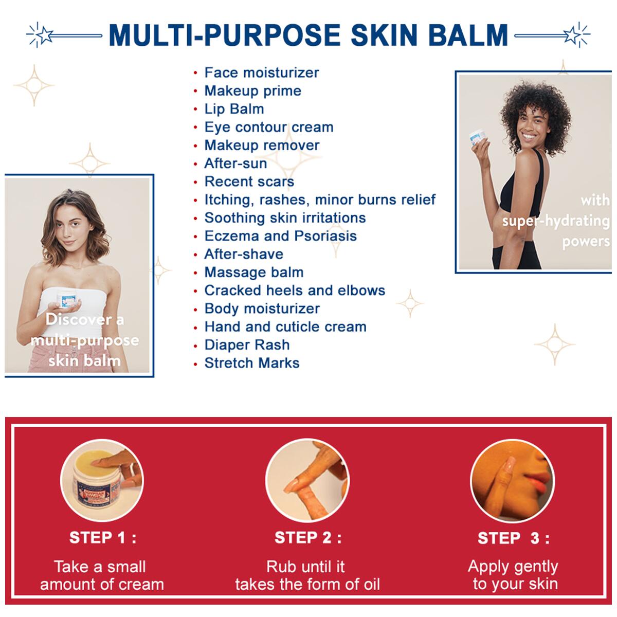 【追跡可能海外メール便】 エジプシャンマジック マルチスキンクリーム 30ml Egyptian Magic All Purpose Skin Cream 1oz (30ml) 保湿クリーム 乾燥 うるおい ケア スキンクリーム ボディケア 天然素材100%