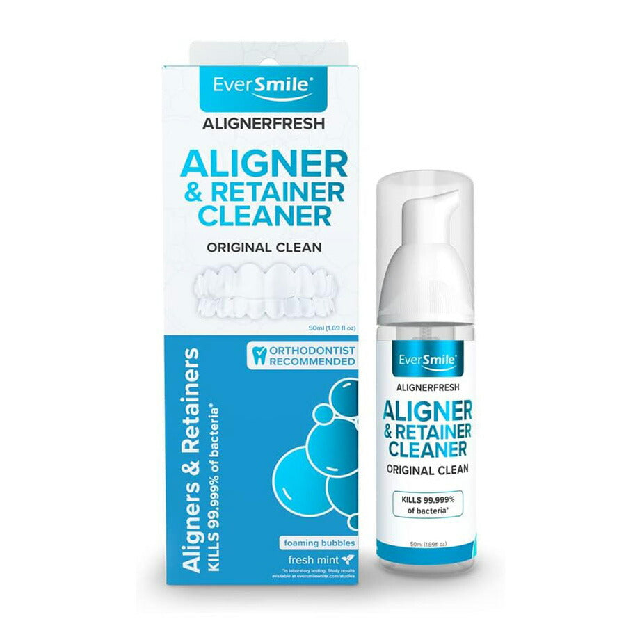 【追跡可能海外メール便】EverSmile AlignerFresh Original Clean 1.69oz エバースマイル アラーナーフレッシュ オリジナル クリーン 50ml  マウスピースクリーナー  ホワイトニング  インビザライン
