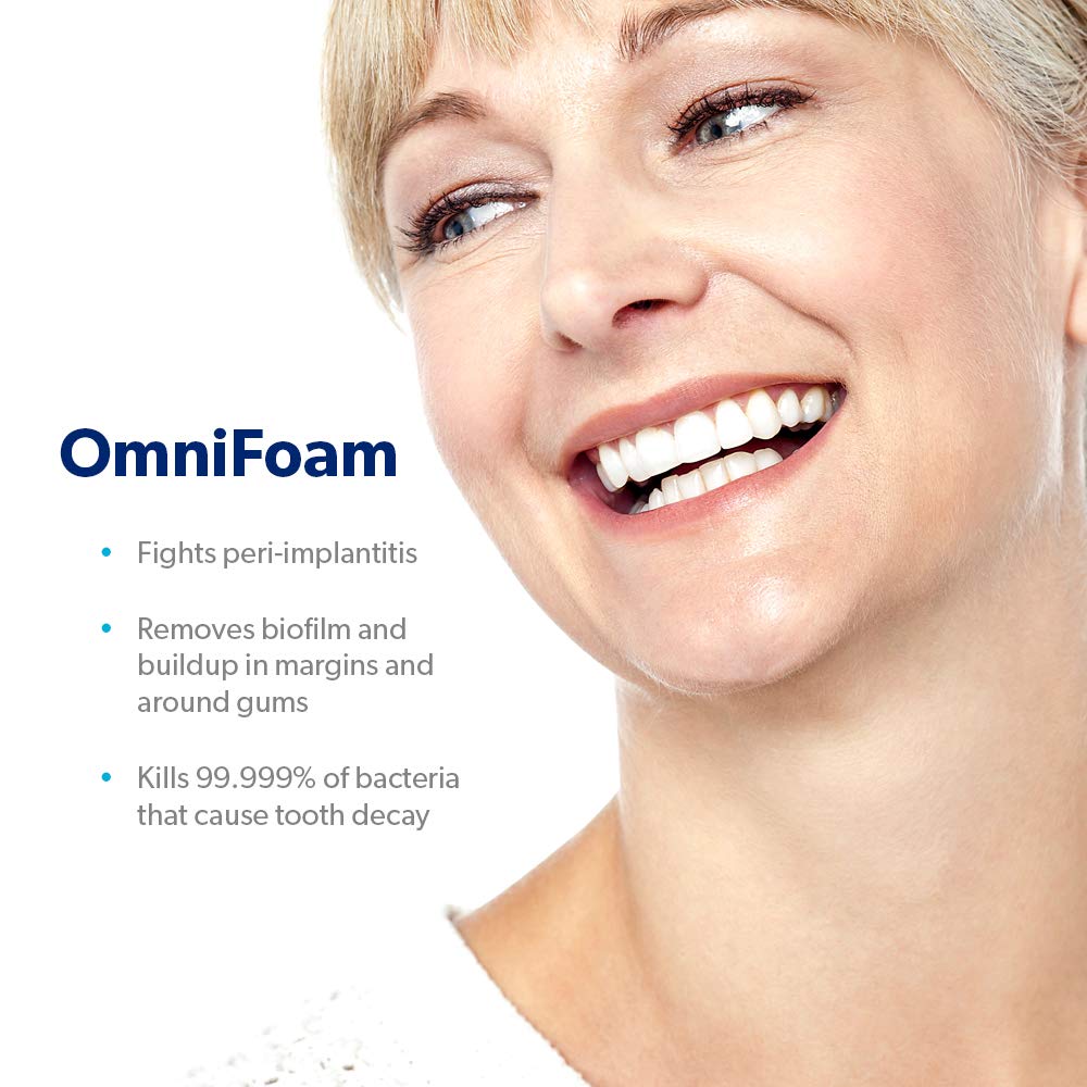 【追跡可能海外メール便】EverSmile OmniFoam Dental Cleaner for Implants, Crowns, and Bridges 1.69oz エバースマイル オムニフォーム インプラント、クラウン、ブリッジ用デンタルクリーナー 50ml