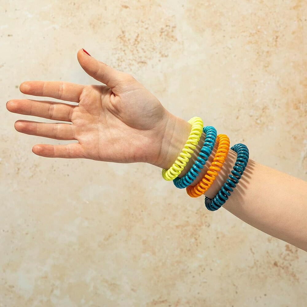 【追跡可能海外メール便】Cliganic 10 Pack Mosquito Repellent Bracelets クリガニック 蚊を寄せつけない ブレスレット 10個入り アウトドア キャンプ ウルトラソン