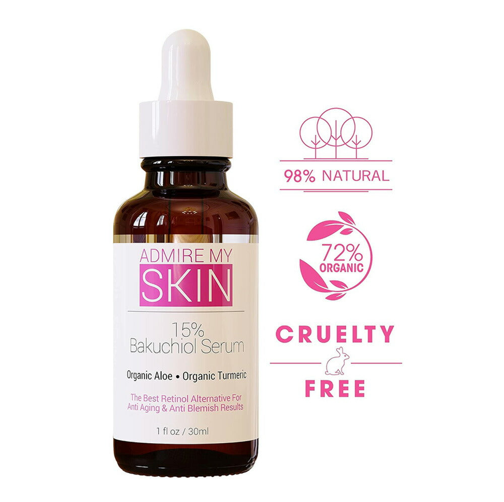 【エクスプレス便】Admire My Skin Bakuchiol Serum 1oz アドマイアマイスキン バクチオール美容液 30ml 乾燥 年齢が気になる肌