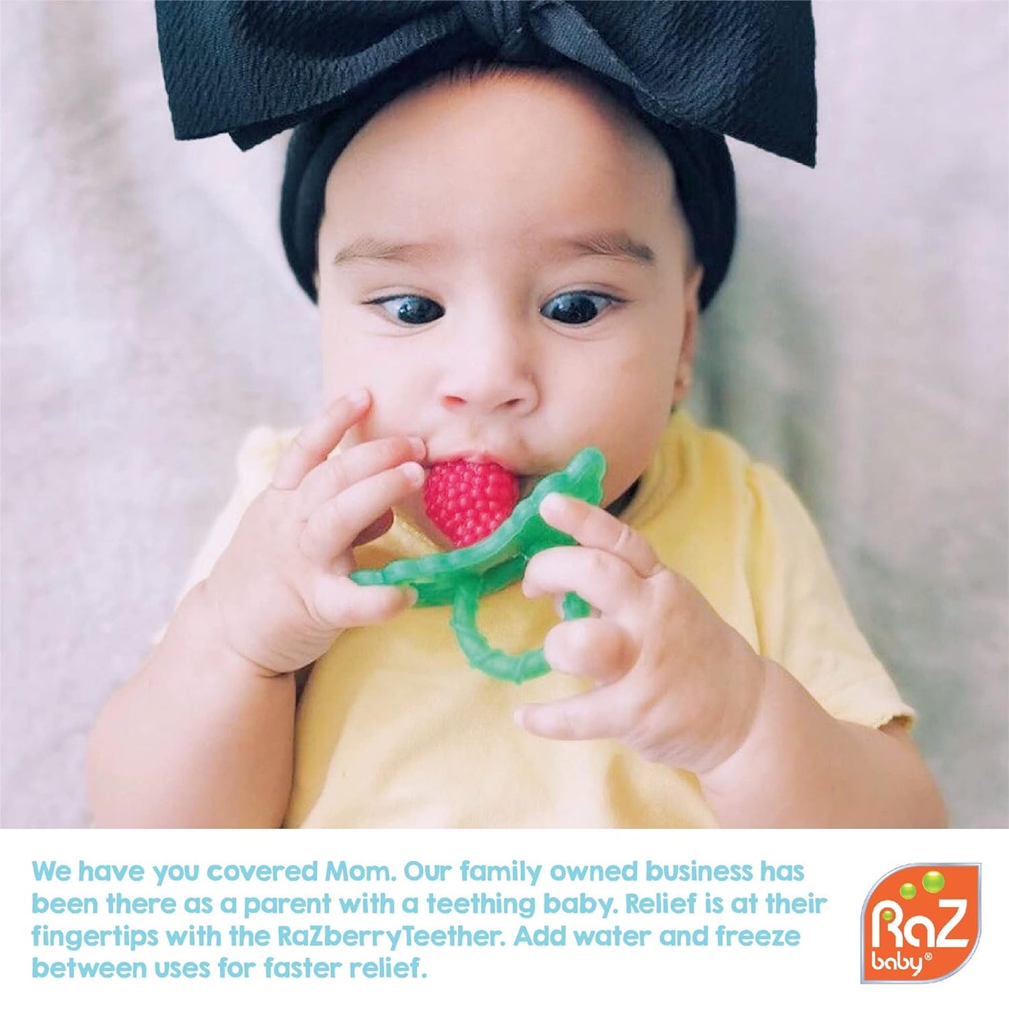 【追跡可能海外メール便】RaZberry Silicone Baby Teether Toy Teething Relief Pacifier For Infant Red 0.64oz ラズベリー シリコン ベビー歯固め おしゃぶり 赤ちゃん用 レッド 18g