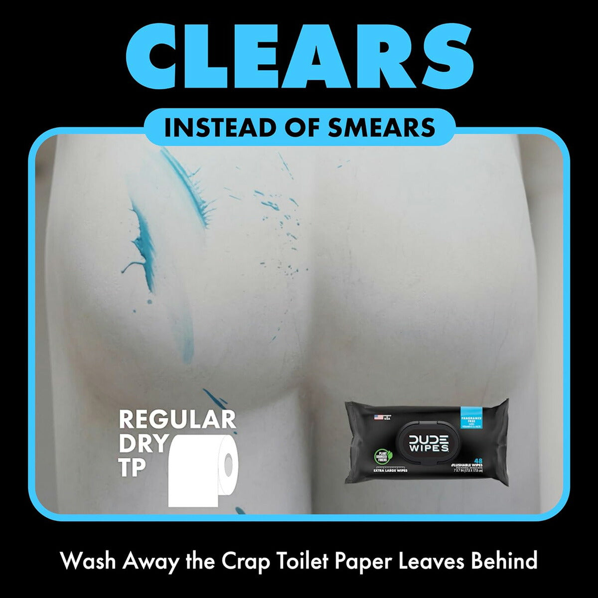 【エクスプレス便】DUDE Wipes Flushable Wipes 48Wipes 3 Pack Unscented Extra-Large DUDE ワイプ 無香料 48枚 3個セット エクストララージ ウェットティッシュ