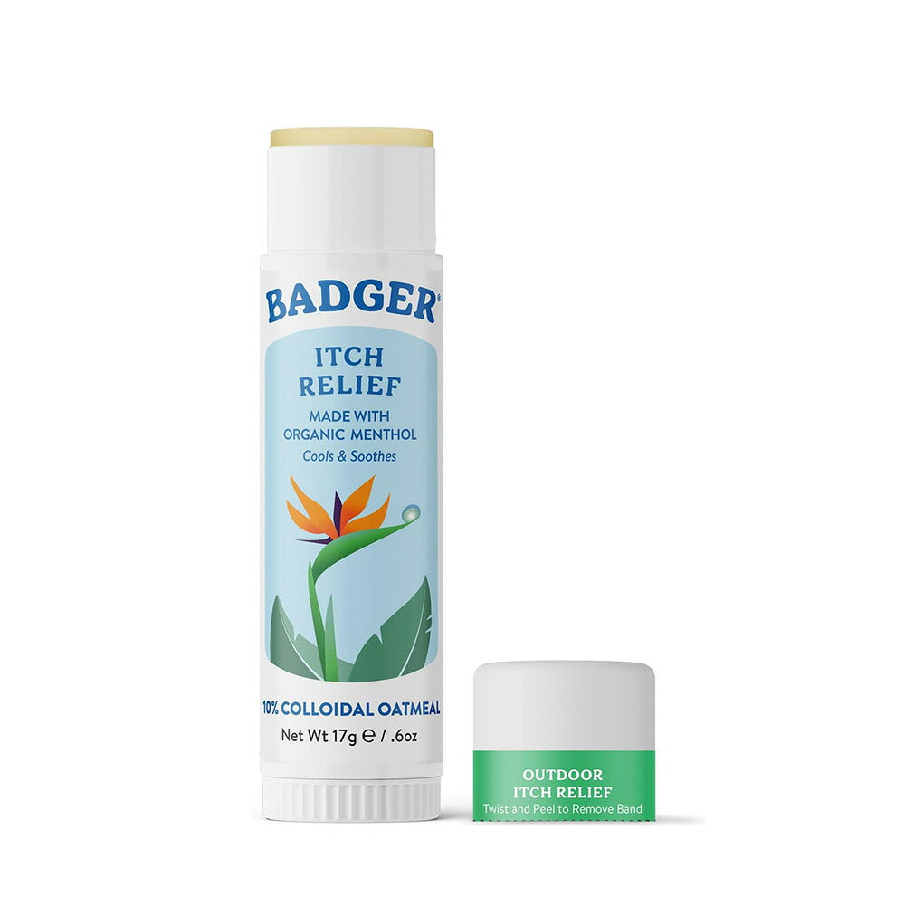 【追跡可能海外メール便】 Badger Mosquito Bite Itch Relief Travel Stick 0.6 oz バジャーかゆみ止め携帯スティック 17g 蚊 虫さされ