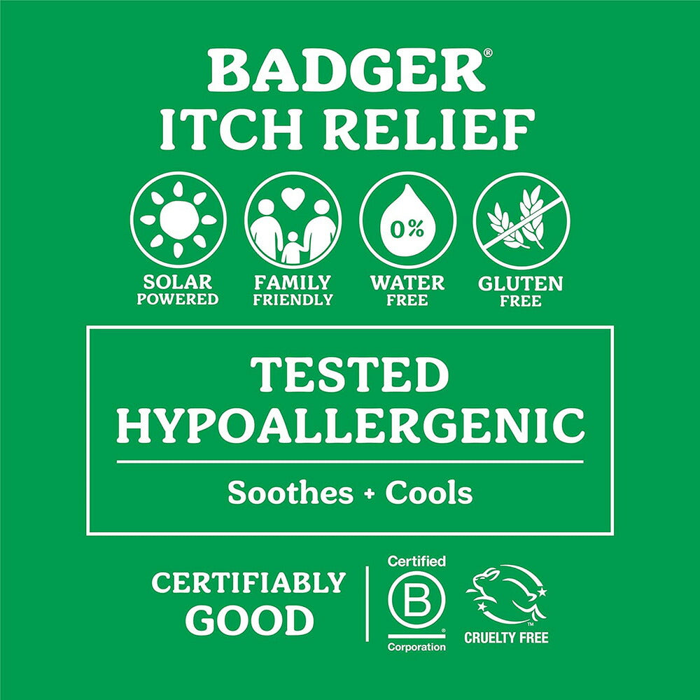 【追跡可能海外メール便】 Badger Mosquito Bite Itch Relief Travel Stick 0.6 oz バジャーかゆみ止め携帯スティック 17g 蚊 虫さされ
