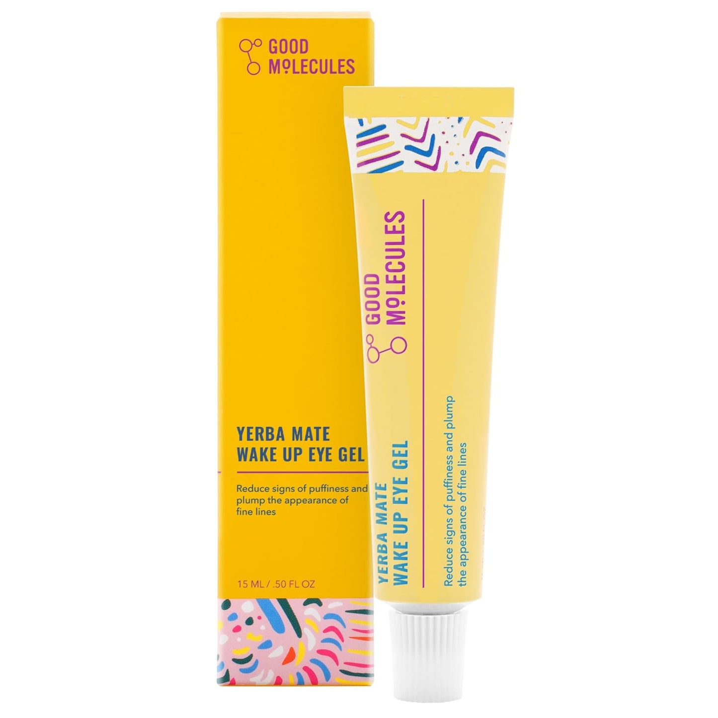【追跡可能海外メール便】Good Molecules Yerba Mate Wake Up Eye Gel 0.5oz グッドモレキュールズ イェルバマテ 目元用ジェル 15ml