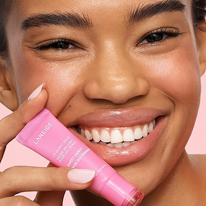 【追跡可能海外メール便】LANEIGE Lip Glowy Balm Sweet Candy 0.35oz ラネージュ リップグロウィバーム スイートキャンディー 10g 日中用リップバーム