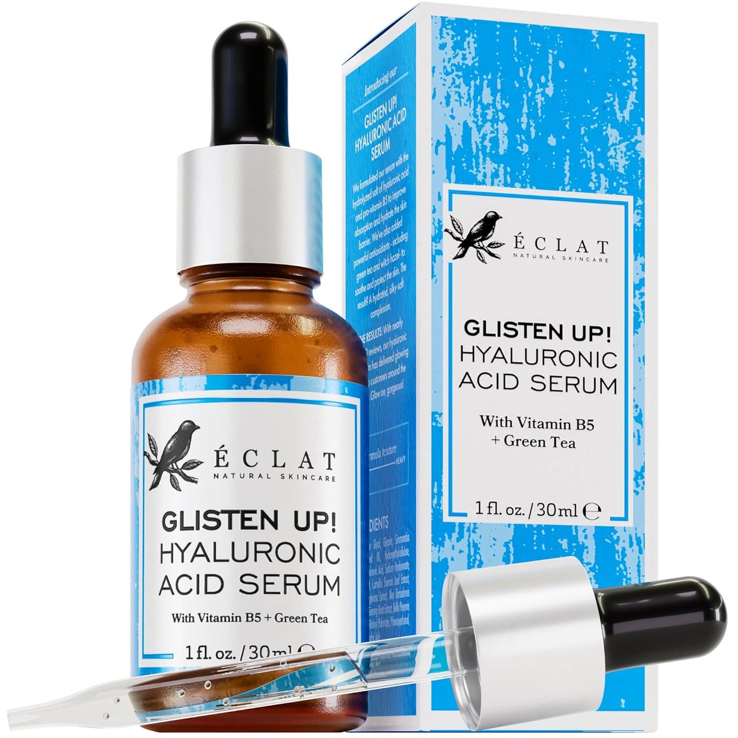 【追跡可能海外メール便】ECRAT Advanced Hyaluronic Acid Face Serum - 2.5% Pure Hyaluronic + 3% B5 with Vitamin C & E 1oz ECRAT 高濃度ヒアルロン酸フェイスセラム - 2.5%ピュアヒアルロン酸 + 3%ビタミンB5、ビタミンC & E配合 30ml